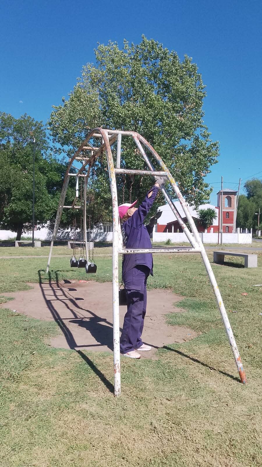 El Evita encabeza jornadas de trabajo para recuperar plazas en José C. Paz