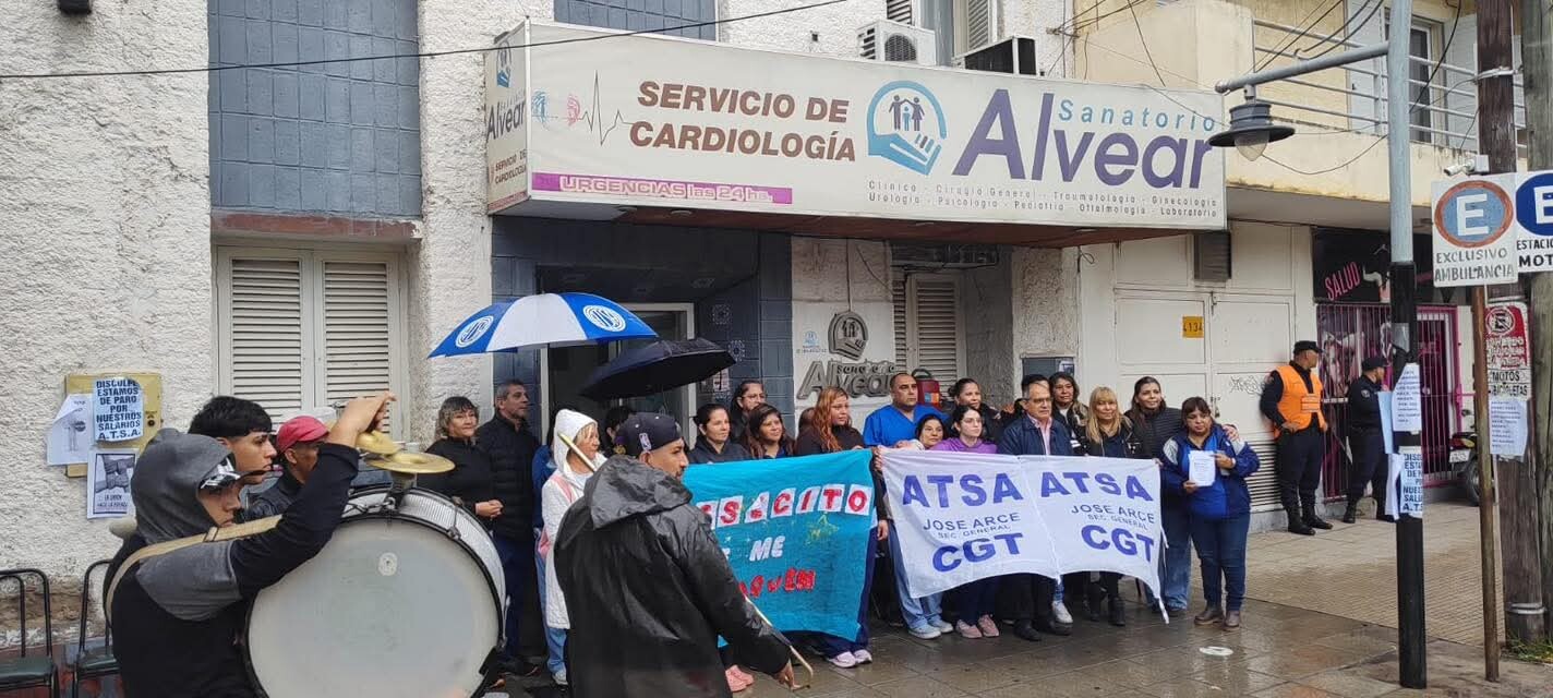 ATSA SANTIAGO DEL ESTERO: TRABAJADORES DE SANATORIO PRIVADO RECLAMARON POR SUS SALARIOS