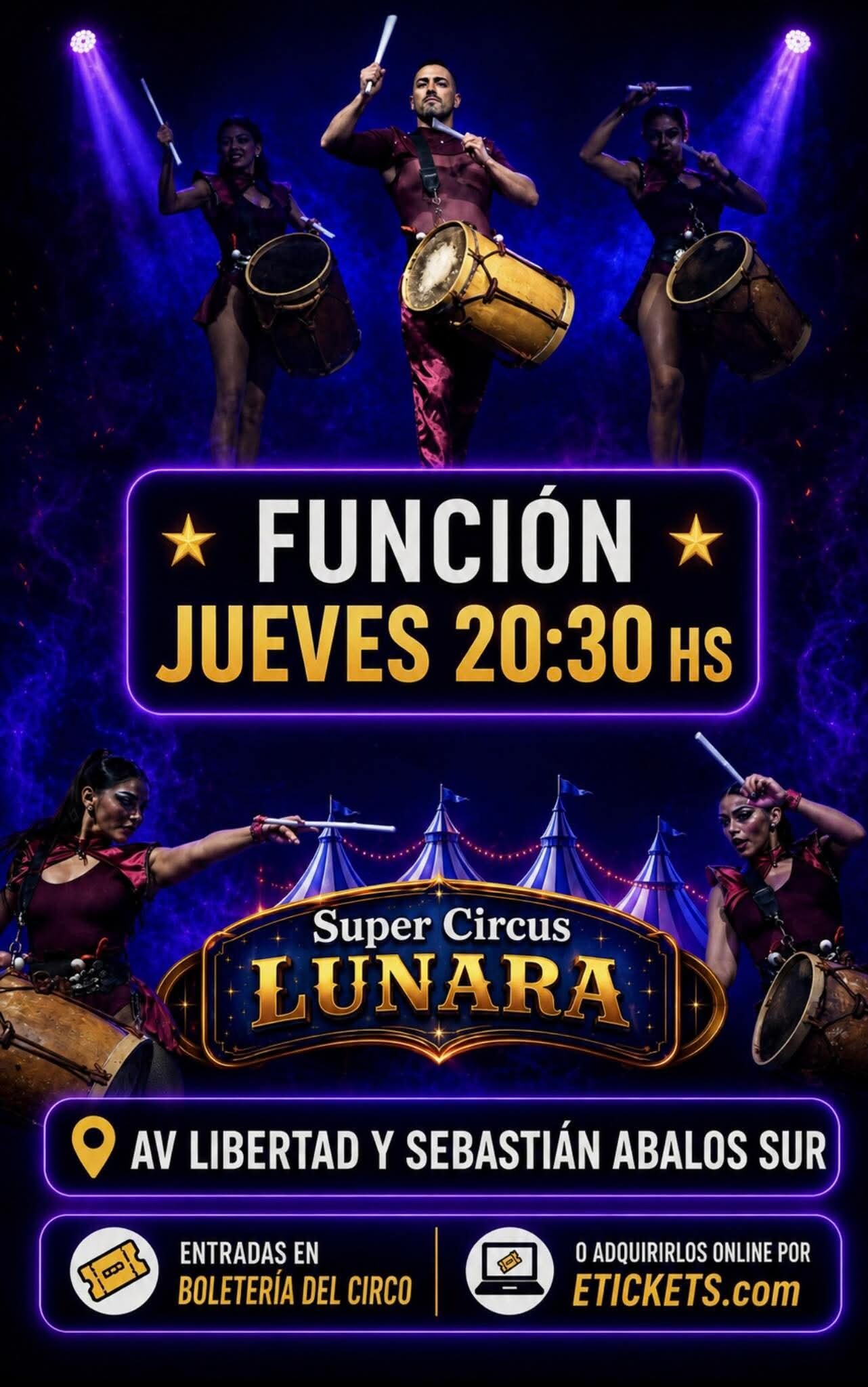 EXITO TOTAL EN SANTIAGO DEL ESTERO EL SUPER CIRCUS LUNARA EXITO TOTAL EN SANTIAGO DEL ESTERO EL SUPER CIRCUS LUNARA