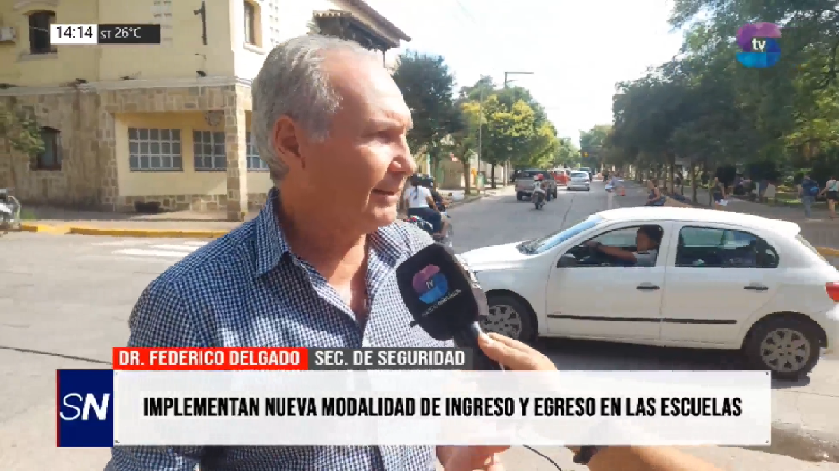 FEDERICO DELGADO.png Operativo estricto en Metán: así cambiará el ingreso a las escuelas