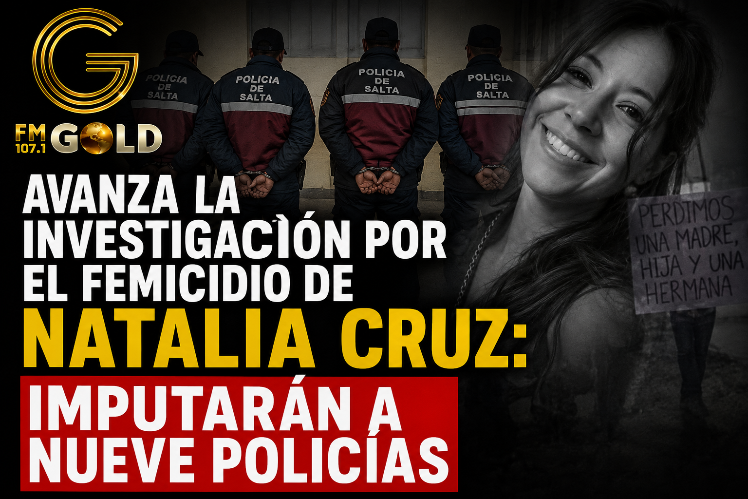 Avanza la causa por el femicidio de Natalia Cruz: nueve policías serán imputados