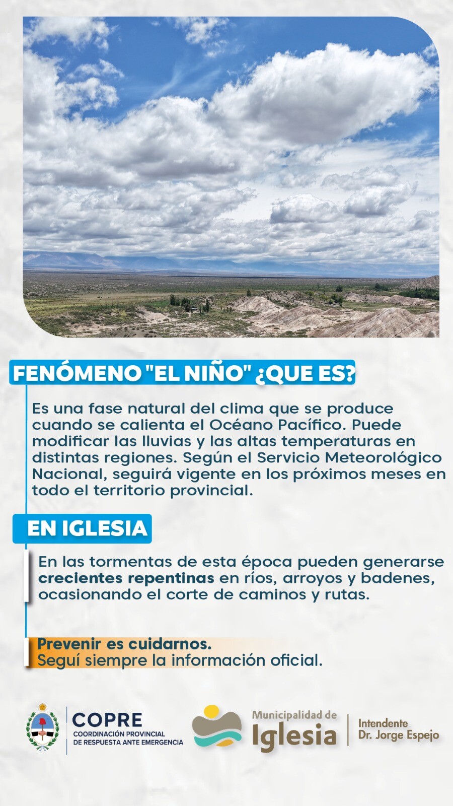 FENOMENO-NIÑO-1.jpeg Recomendaciones de la Municipalidad de IGLESIA respecto del fenómeno «El Niño»