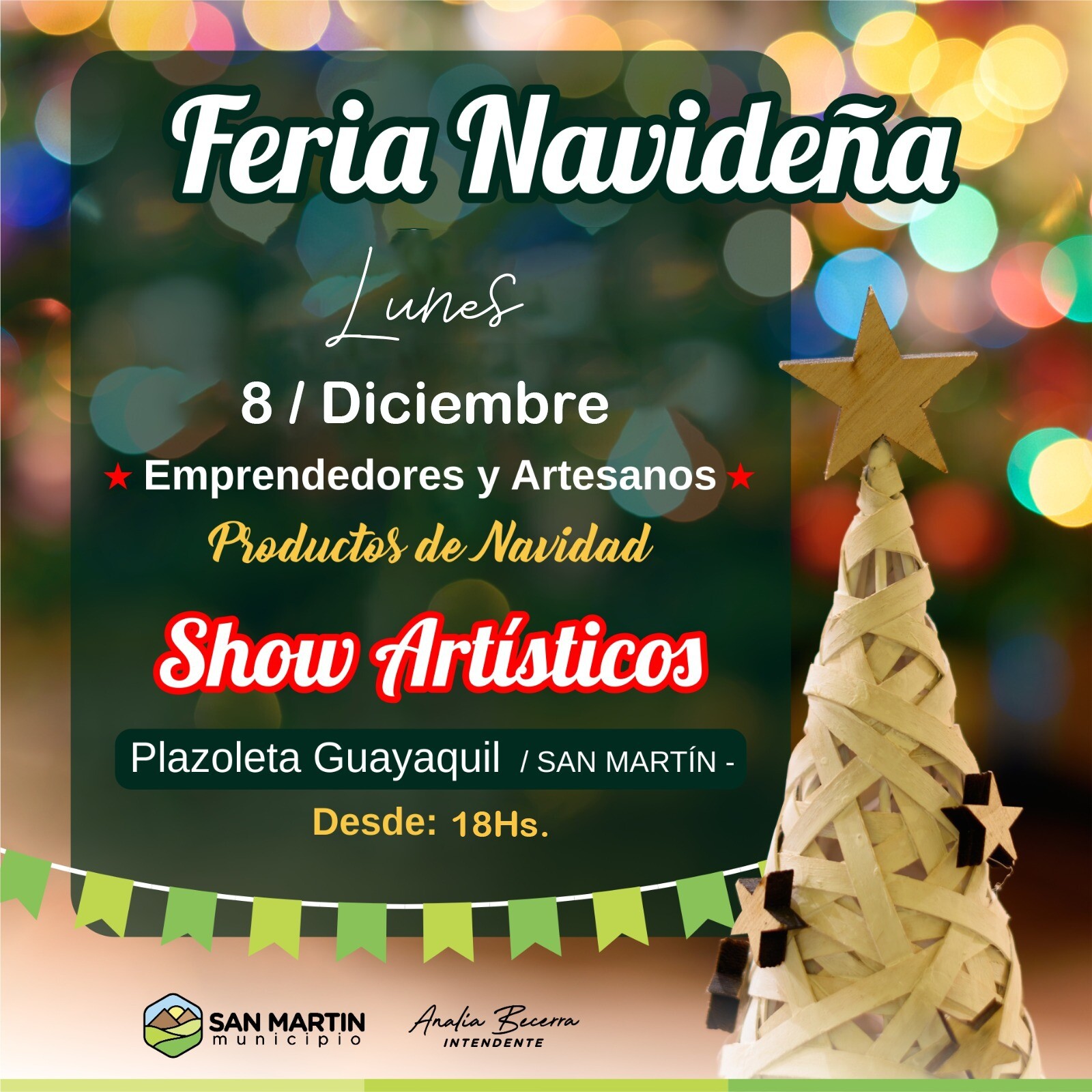 SUSPENSIÓN en SAN MARTÍN de la Feria Navideña