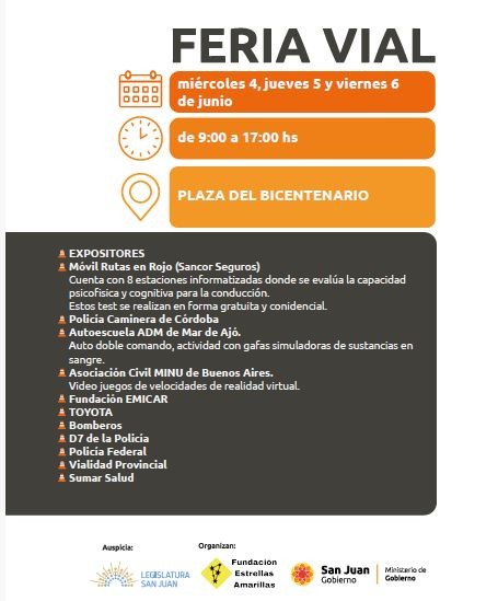 4° Congreso Nacional de Seguridad Vial, a realizarse en Plaza del Bicentenario