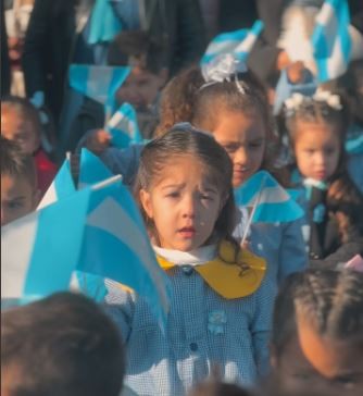 SANTA LUCÍA  y el festejo del Cumpleaños de la Patria con los Jardines de Infantes, los °Peques santaluceños°