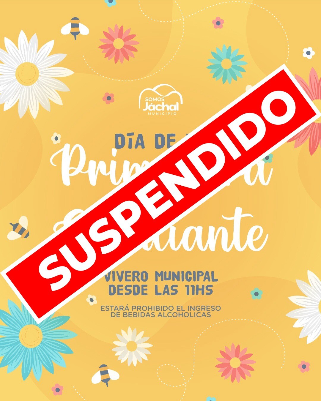 JÁCHAL: SUSPENDIÓ LA FIESTA DEL ESTUDIANTE Y DE LA PRIMAVERA