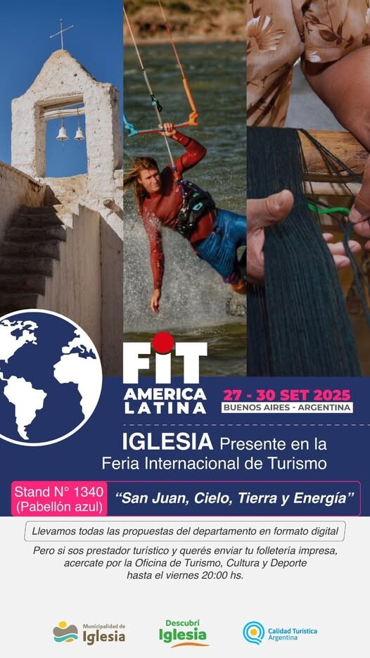IGLESIA: presente en la Feria Internacional de Turismo 2025