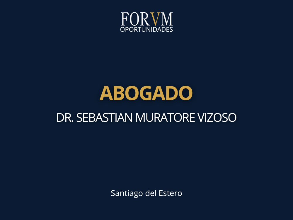 ABOGADO – HECTOR SEBASTIAN MURATORE VIZOSO