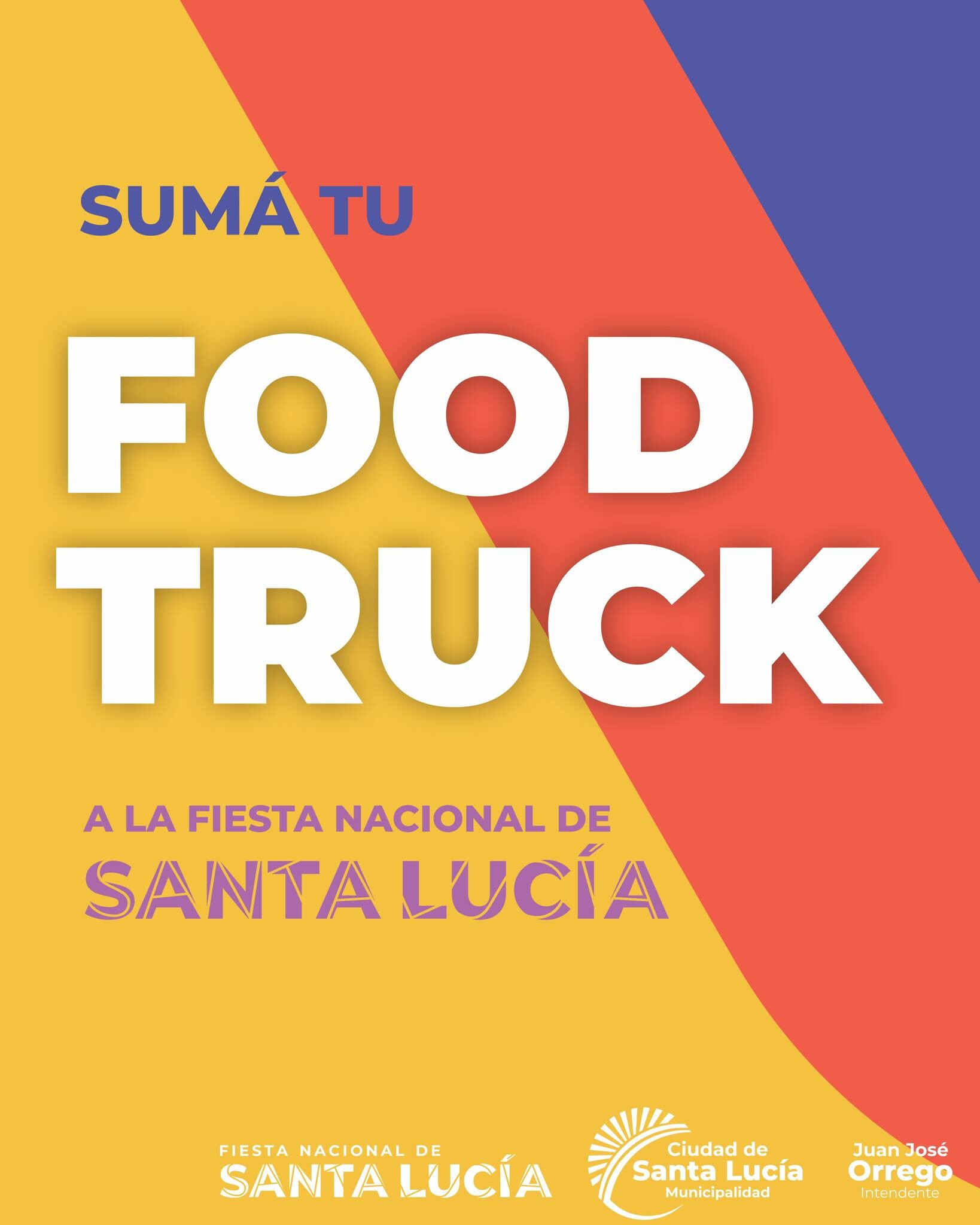 El municipio de la Ciudad de Santa Lucia abrio la convocatoria para aquellos interesados en colocar su food truck  en la Fiesta Nacional de Santa Lucía