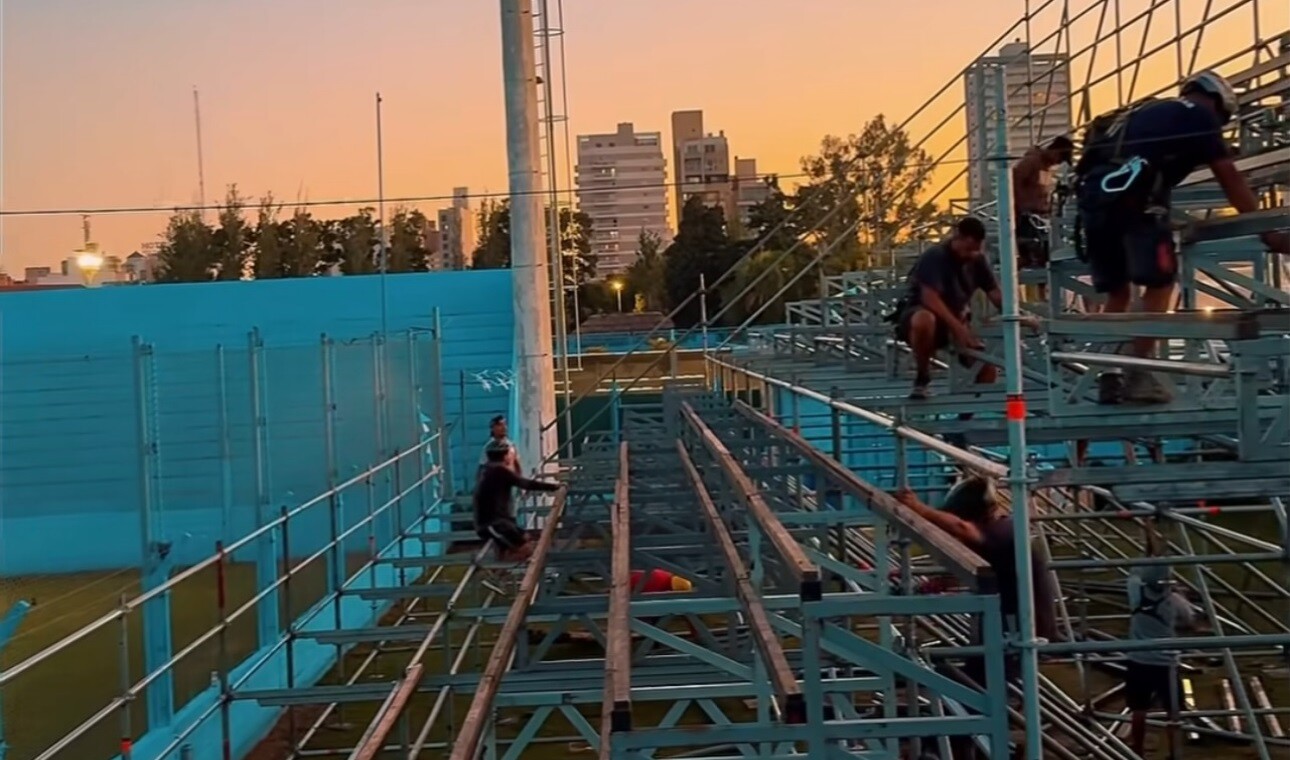 NUEVA TRUBUNA EN EL CANDINI