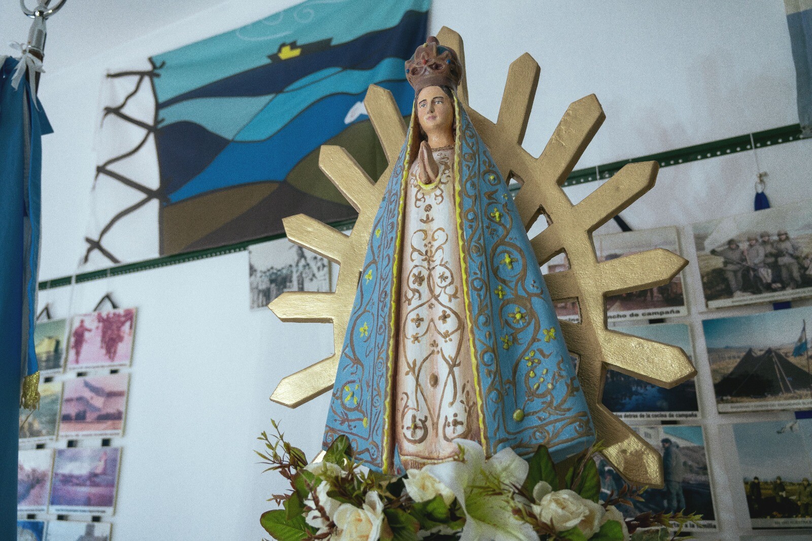 Rawson realizara este domingo la entronización de la virgen malvinera en Playa Unión