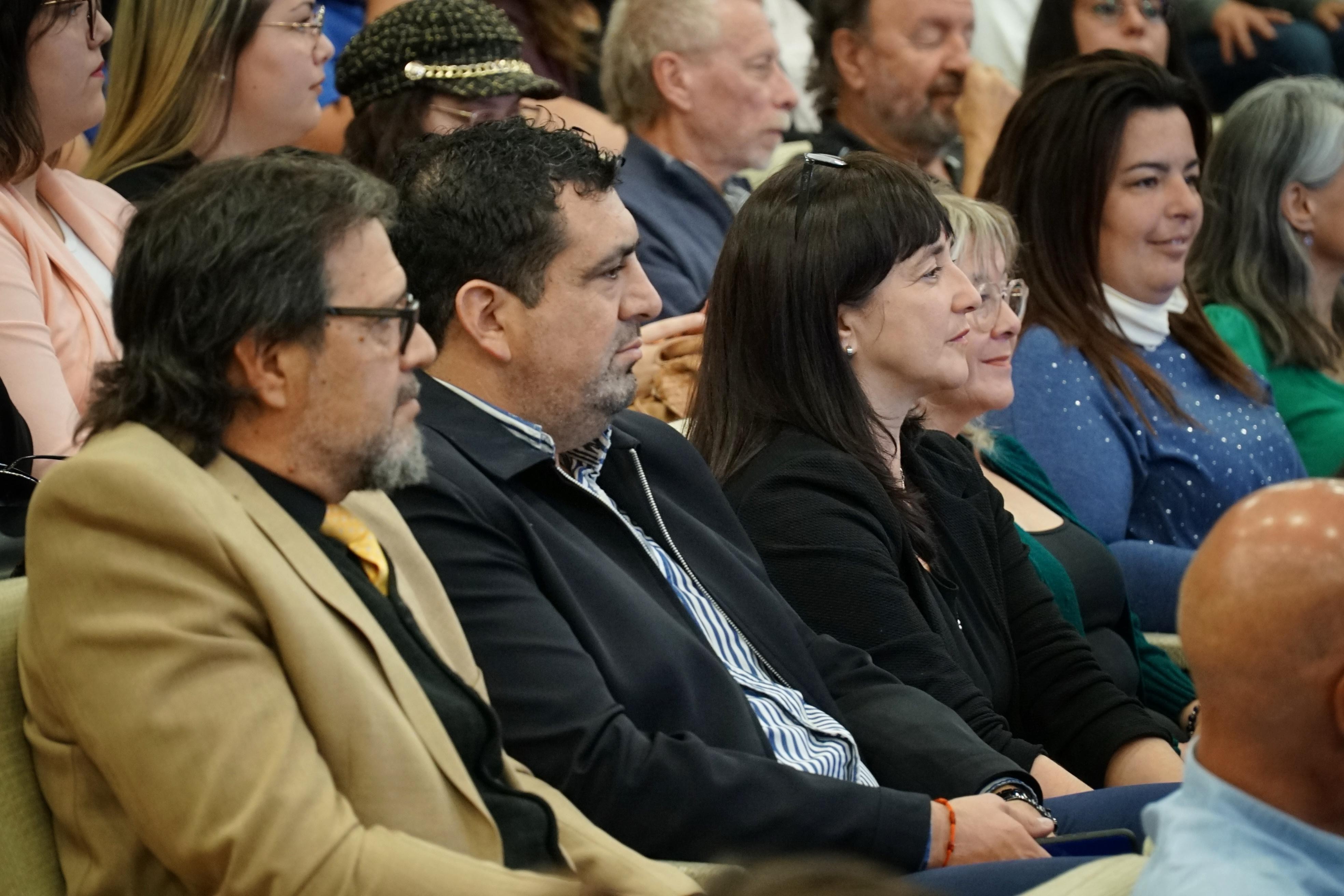 Funcionario Municipio participaron en la presentación de la ley monumentos marinos del Chubut