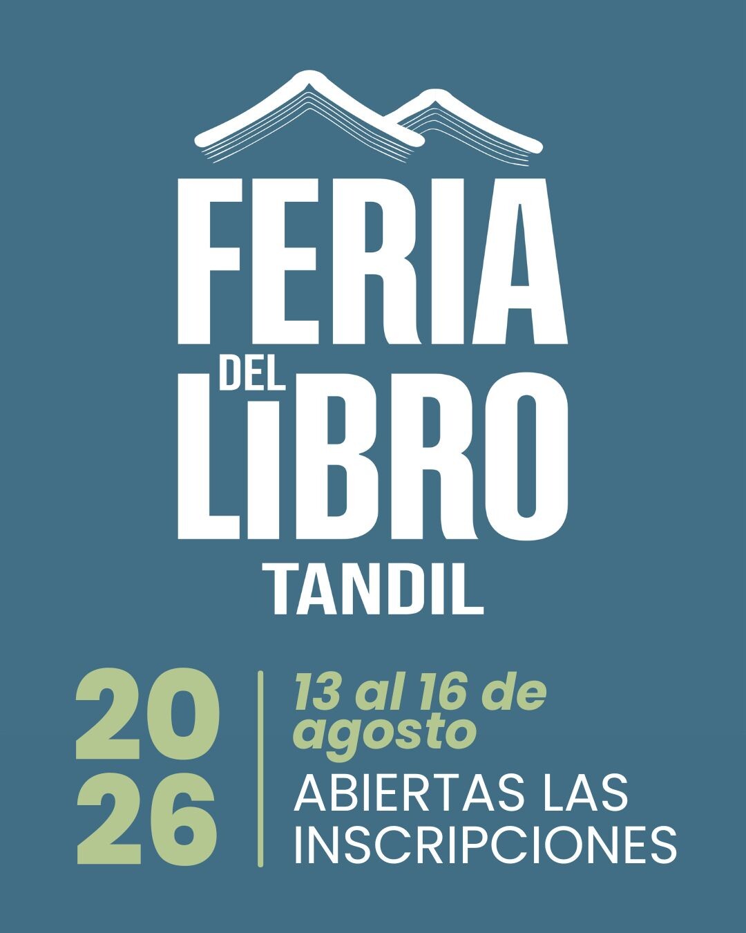 ABRE LA INSCRIPCIÓN PARA LA 21º FERIA DEL LIBRO TANDIL