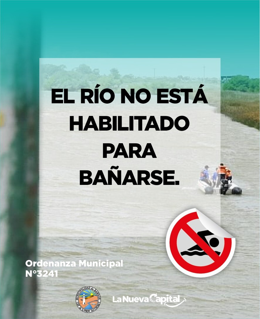 Rawson refuerza la Campaña de Concientización y Prevención de ahogamiento en el Río Chubut y Playa Unión
