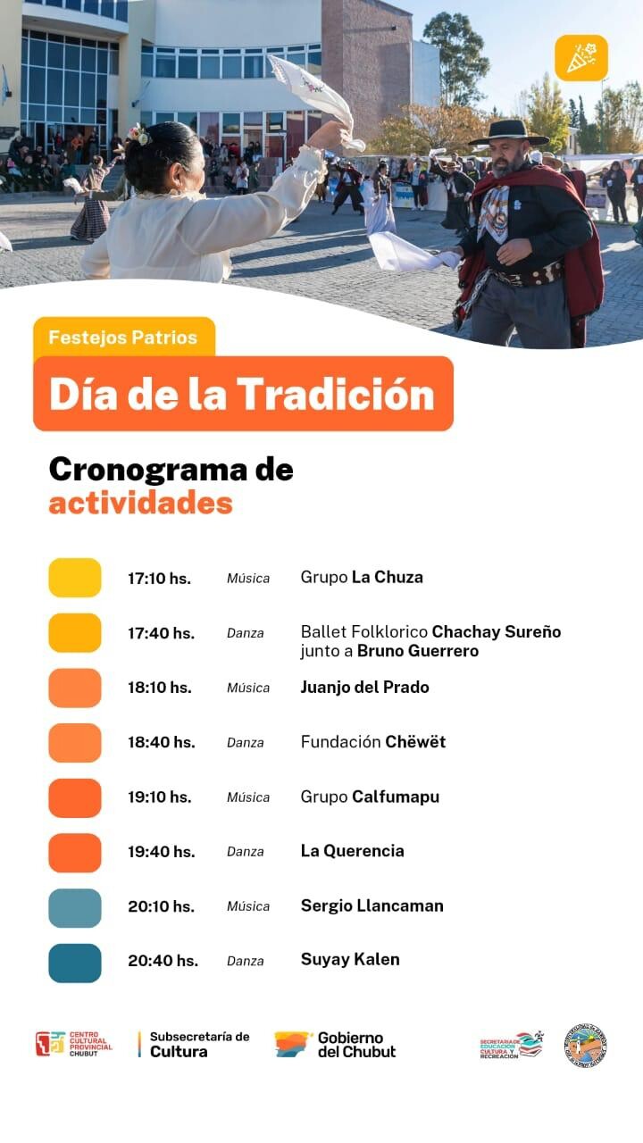 Rawson invita a conmemorar este domingo el Día de la Tradición