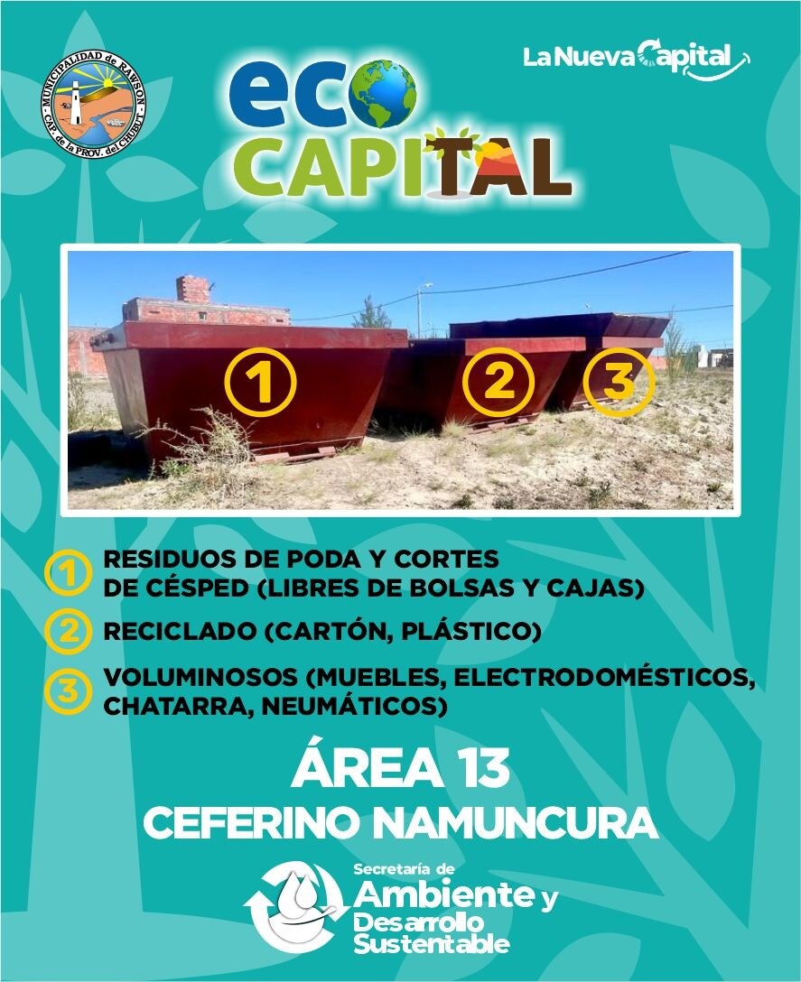 La Municipalidad de Rawson avanza con el programa «Eco Capital»