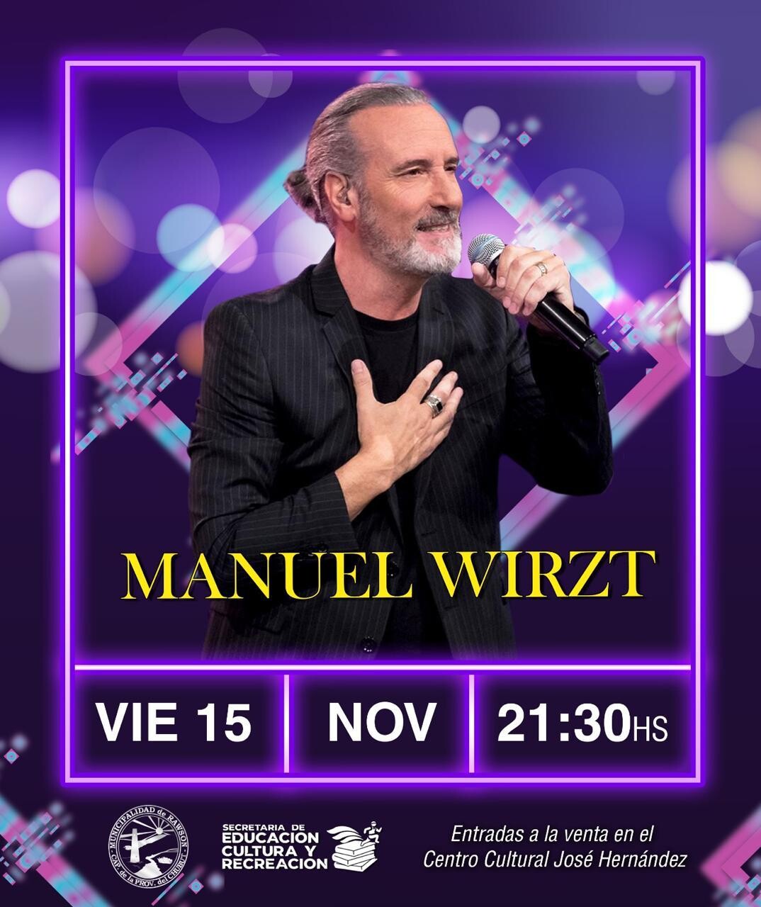 La Capital recibe a Manuel Wirzt en el mes de noviembre