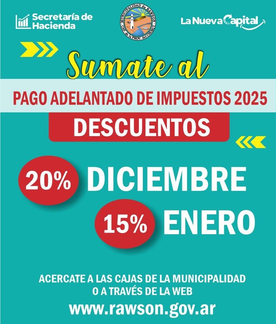 Flyer Pago anticipado de impuestos 2025 - Diciembre - Enero.jpeg