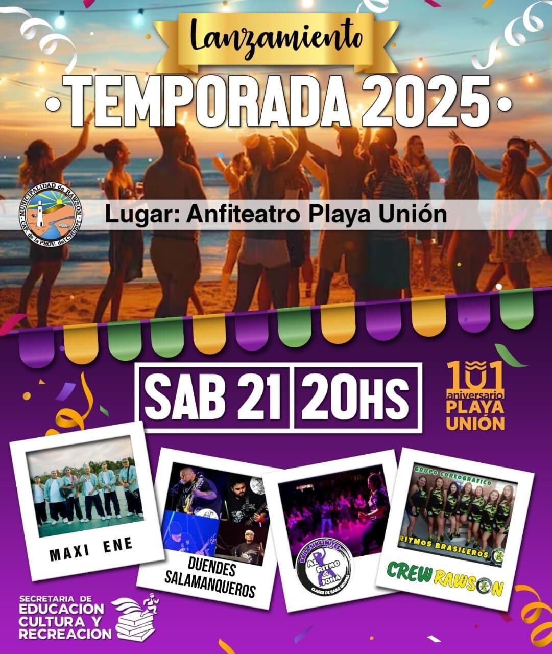El Anfiteatro de Playa Unión recibe un fin de semana con variedad en actividades recreativas