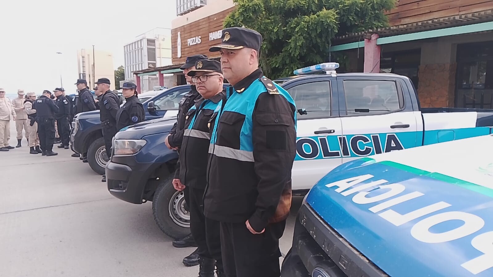 Foto 1 - Operativo Comando Unificado en CR.jpg El Gobierno del Chubut desarrolló operativos del Comando Unificado de Seguridad en Comodoro Rivadavia