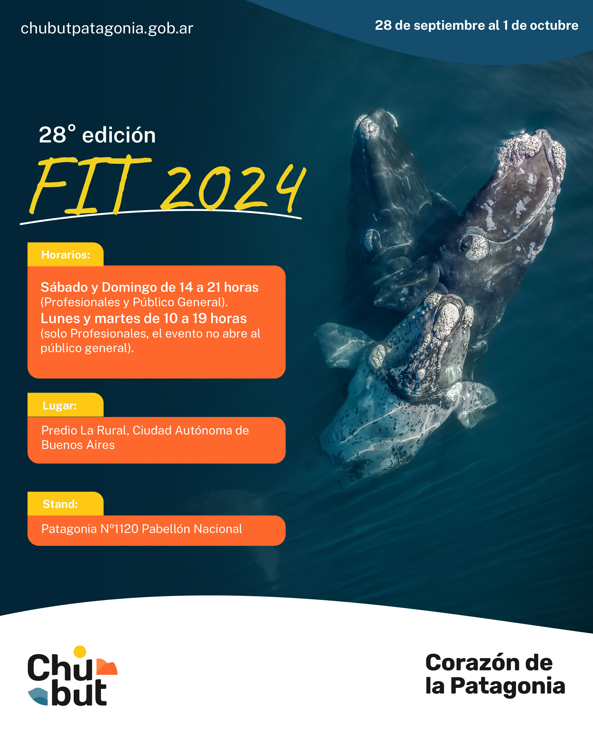 Chubut se prepara para exponer sus atractivos en la Feria Internacional de Turismo 2024