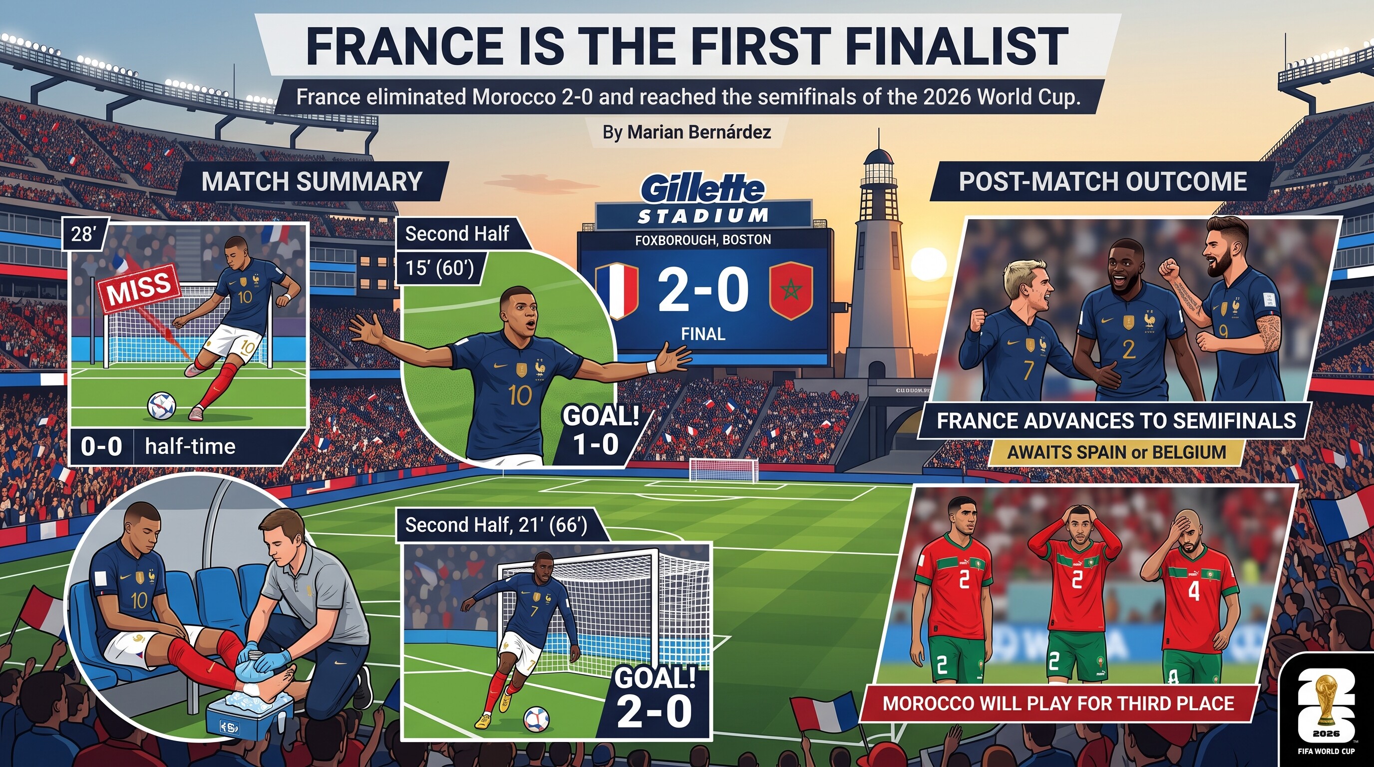 FRANCIA ES EL PRIMER FINALISTA