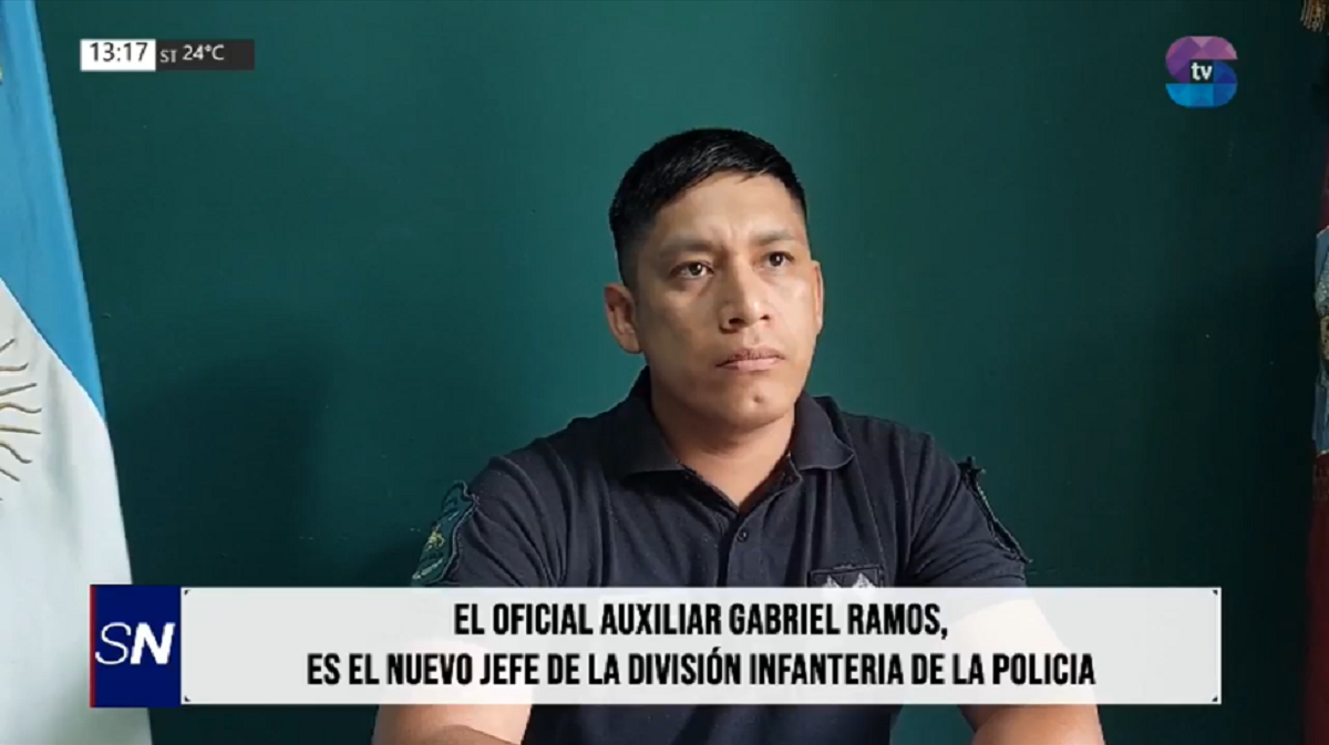 GABRIEL RAMOS.png Nuevo jefe en Infantería: fuerte despliegue y operativos en su primer fin de semana