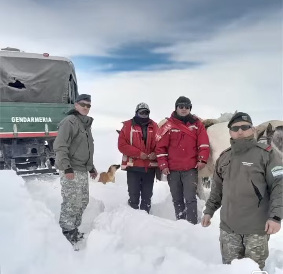 Gendarmería Nacional en Operativo de Evacuación en Trabajo conjunto con la Municipalidad de Iglesia