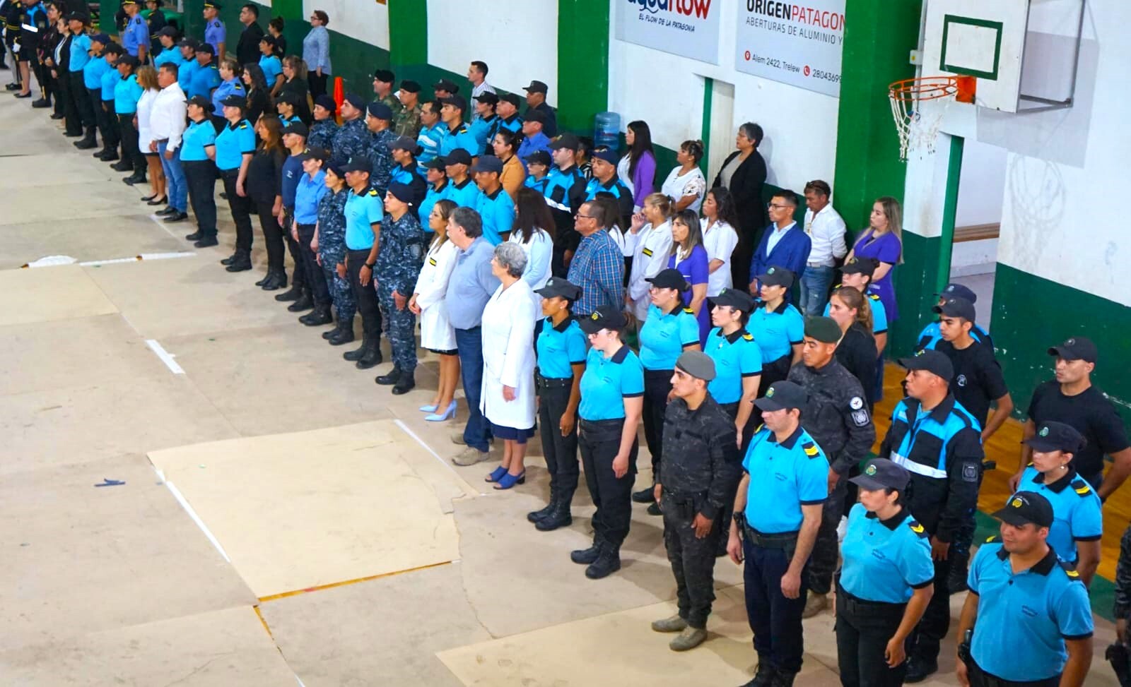 El Gobierno del Chubut ascendió a 280 policías de distintas dependencias de Rawson