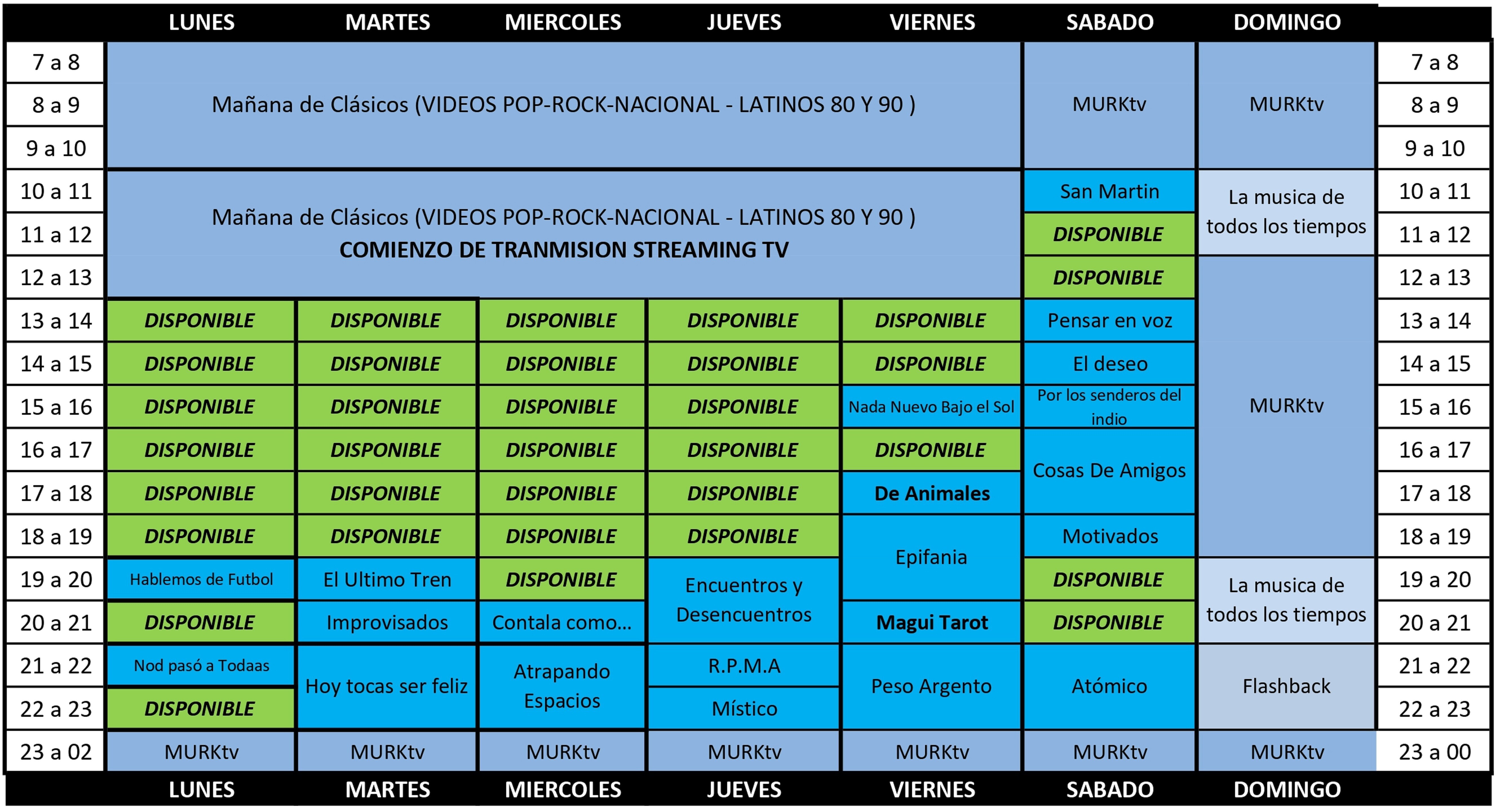 PROGRAMACIÓN 2026