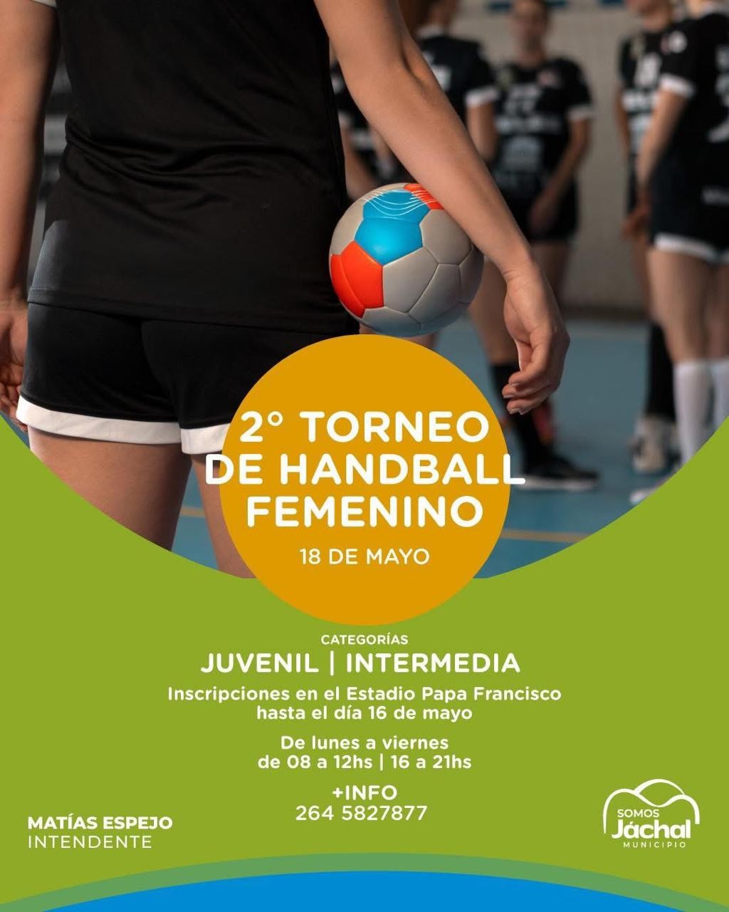 JÁCHAL: segundo campeonato organizado por la escuela de Handball municipal