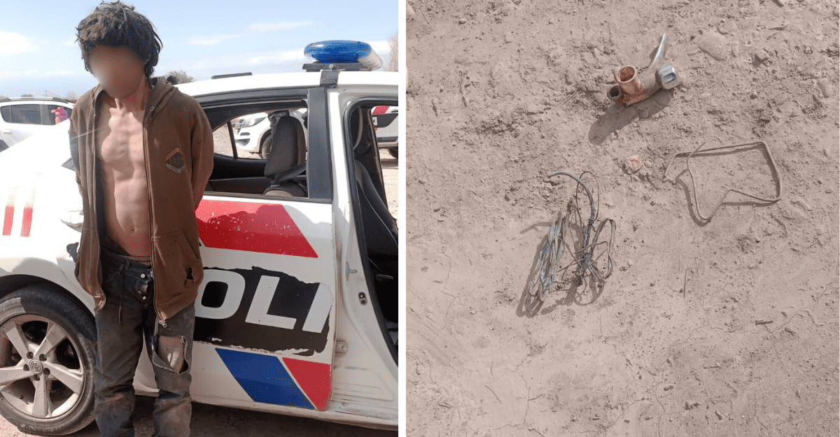 Chimbas:Hombre de 38 años fue detenido  tras ser sorprendido robando