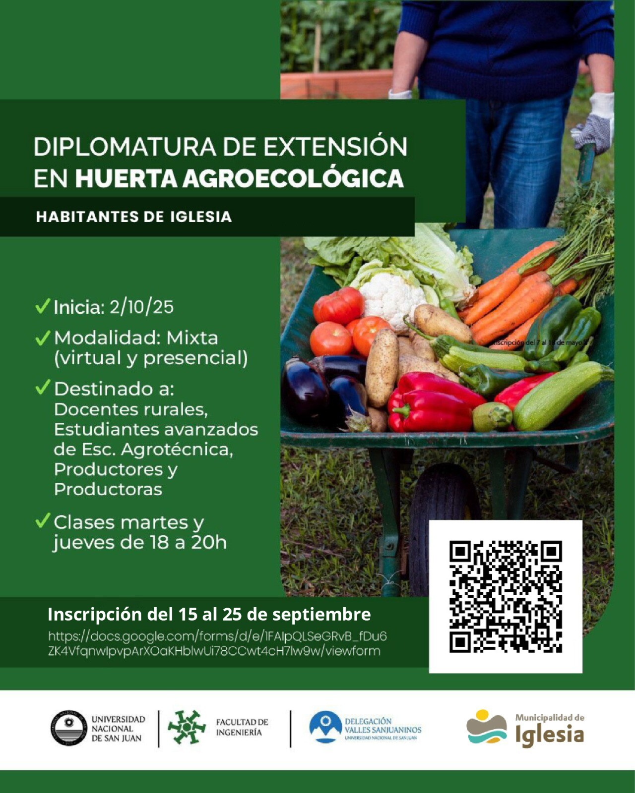 IGLESIA: invita a participar de la Diplomatura de Extensión en Huerta Agroecológica
