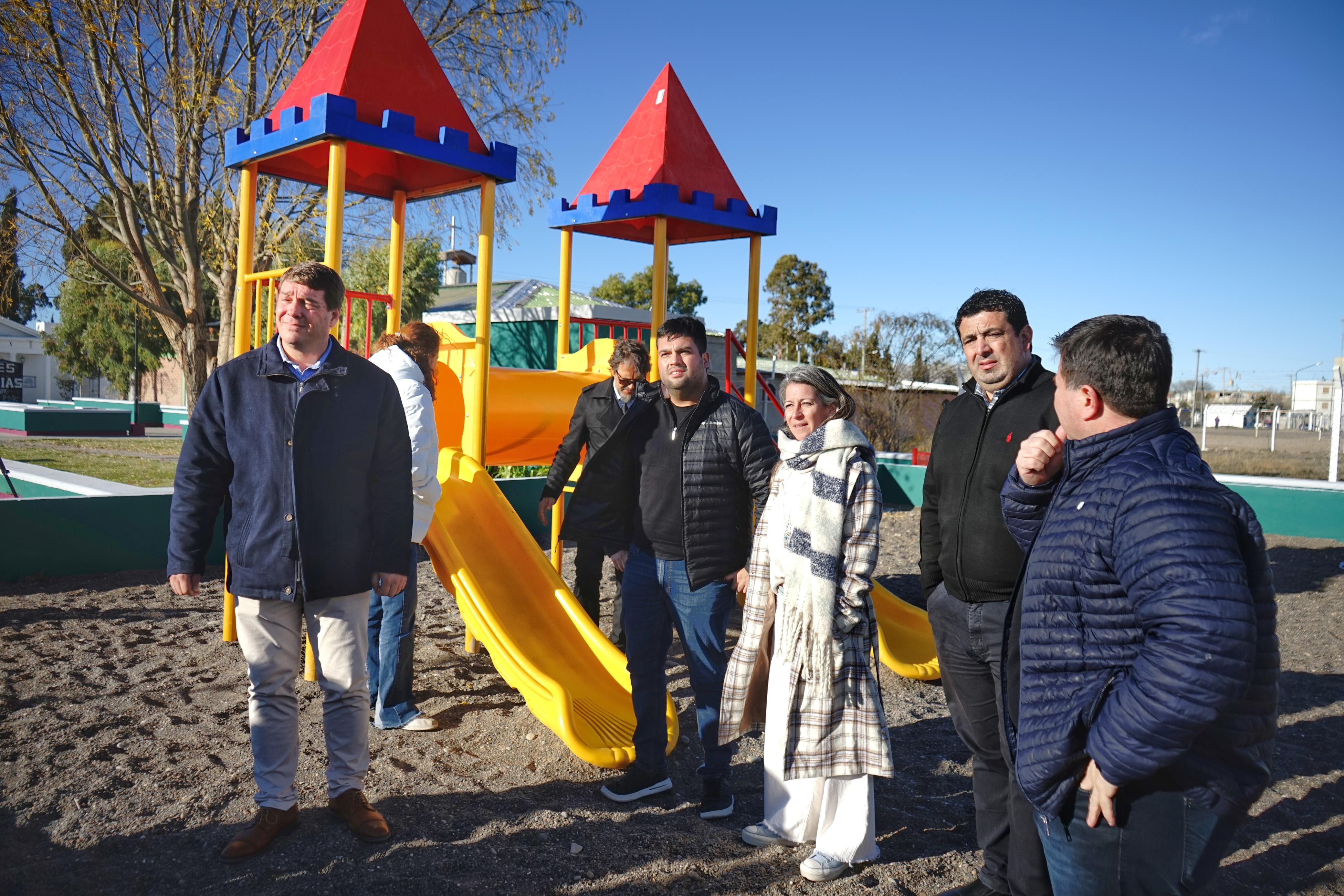 La Municipalidad de Rawson puso en valor la Plaza Fabricio Hurstel Bru