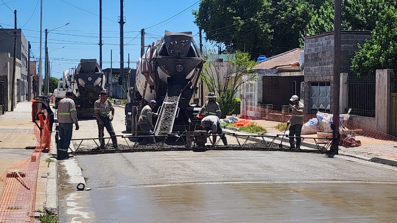 El Municipio sumó nuevas cuadras al plan de repavimentación que se desarrolla en diferentes zonas de la ciudad
