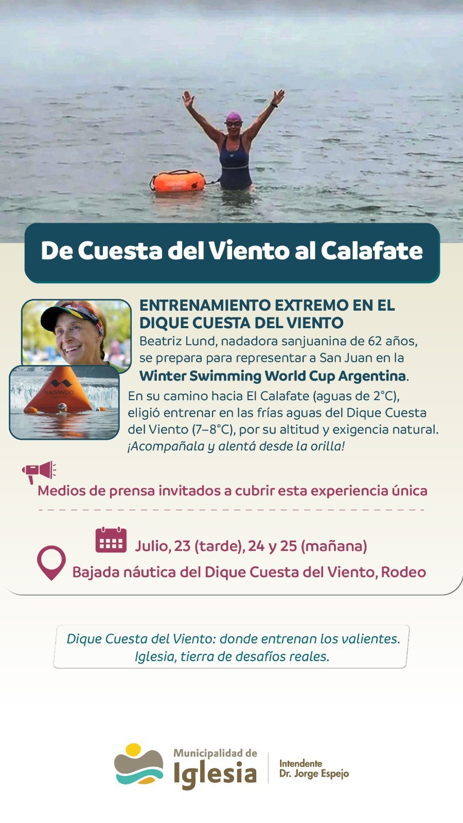 IGLESIA: grata visita para los iglesianos de Beatriz Lund