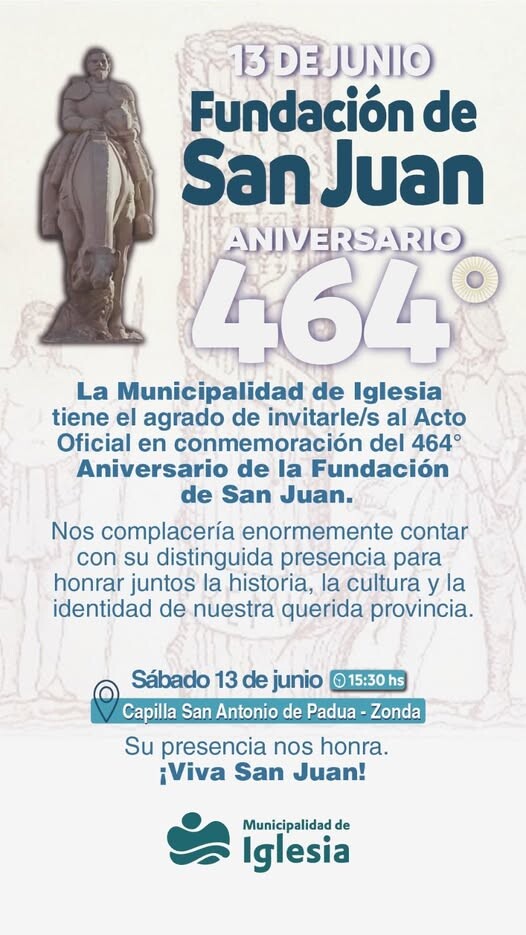 IGLESIA-FUNDACION-SAN-JUAN.jpg IGLESIA celebra el Aniversario de San Juan en sus 464° años desde su Fundación