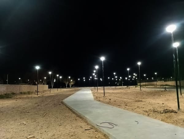 IGLESIA: avances en la nueva plaza de Angualasto