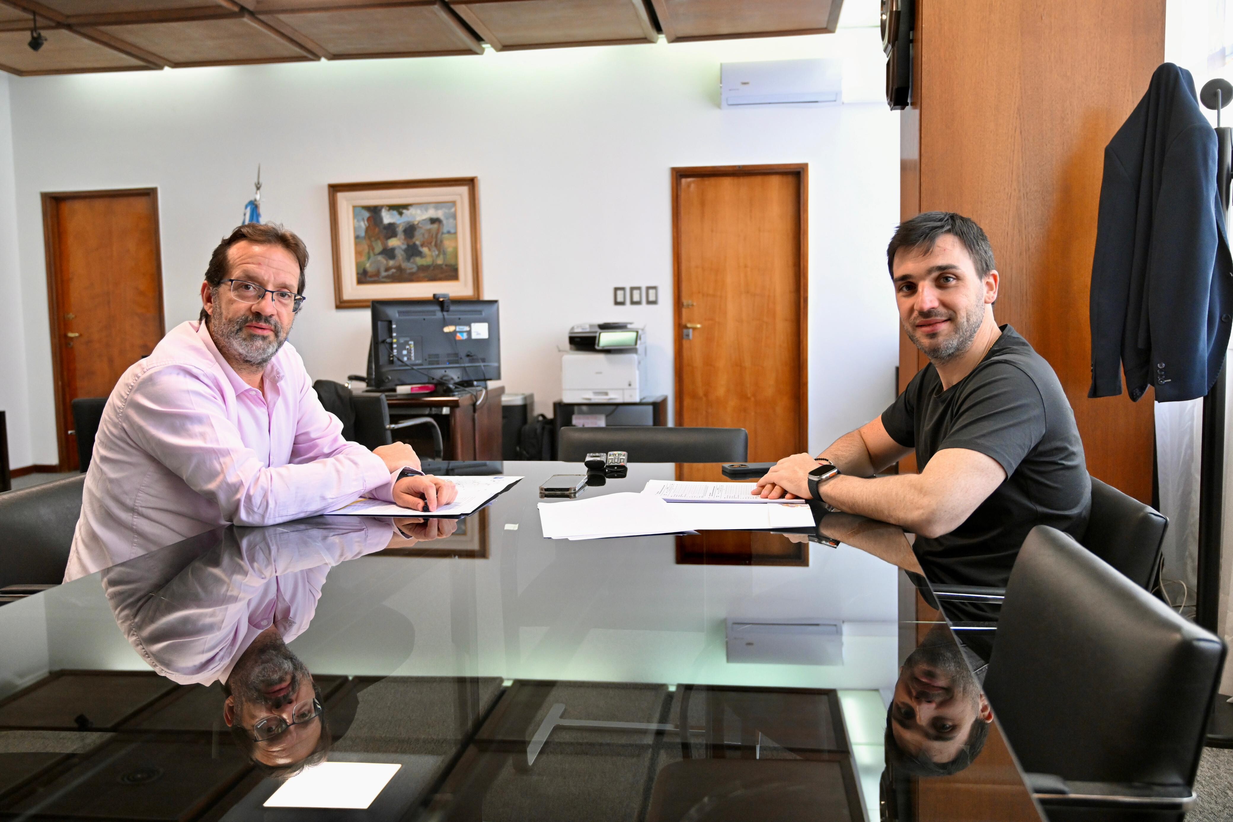 Torres se reunió con el titular del INDEC y acordaron avanzar en una agenda de modernización estadística