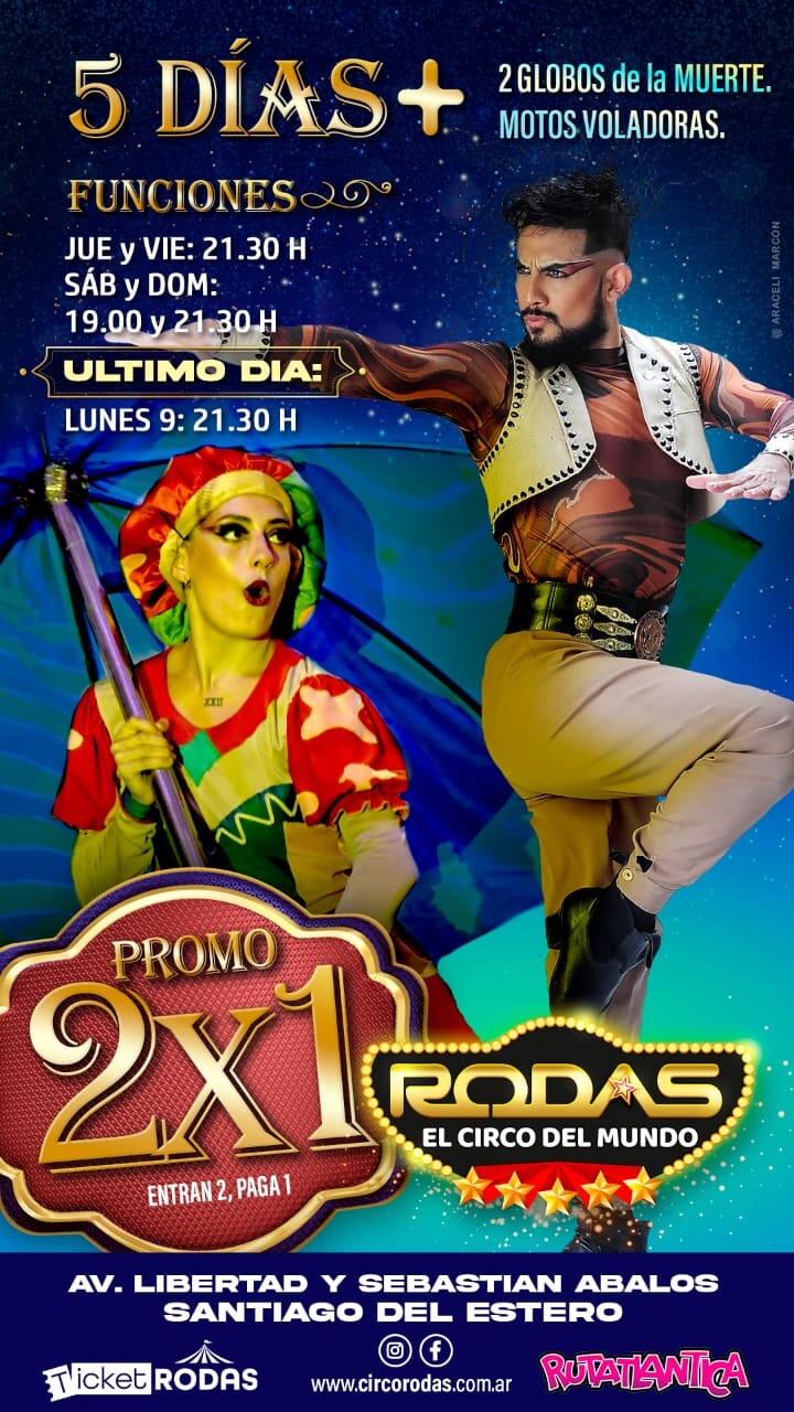 El Circo Rodas recibió a más de 35 mil espectadores y se queda hasta el 9 de Diciembre