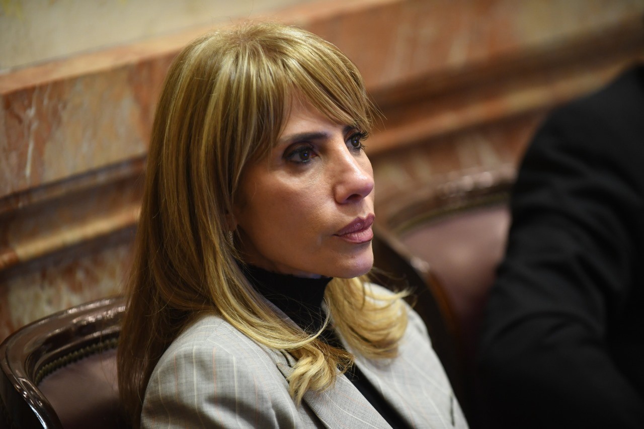 La senadora Claudia Zamora participó de la sesión en la que el Senado convirtió en ley un incremento de las jubilaciones y la declaración de emergencia en discapacidad