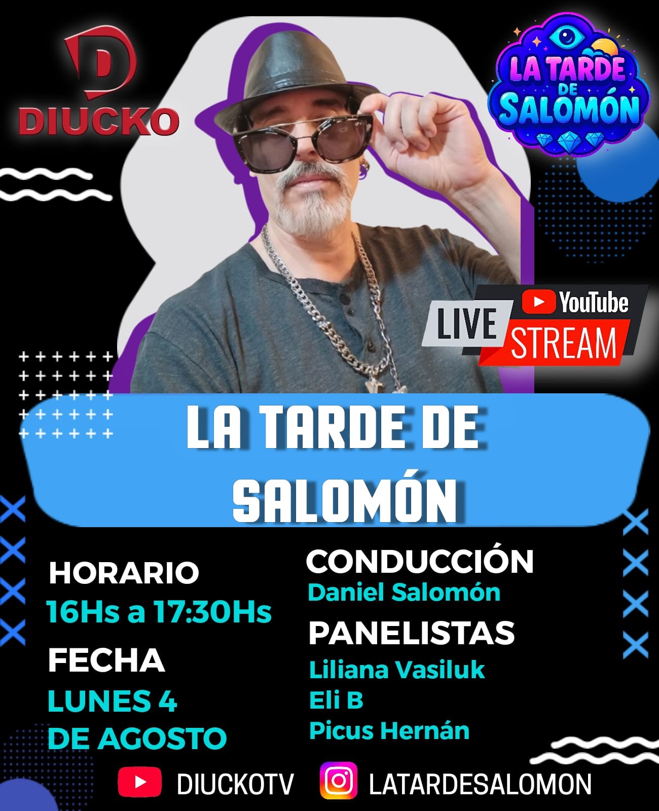 *»La Tarde de Salomón: Un Nuevo Programa de Entretenimiento en Diucko Stream TV»*