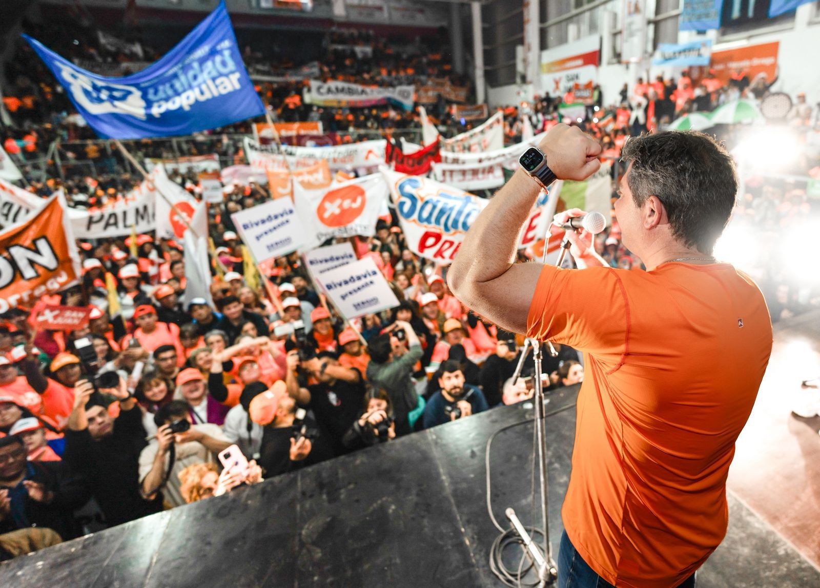Orrego se puso la campaña al hombro del Frente «Por San Juan» para impulsar y lograr las tres bancas para diputados nacionales con Martin,Palma y Rizo