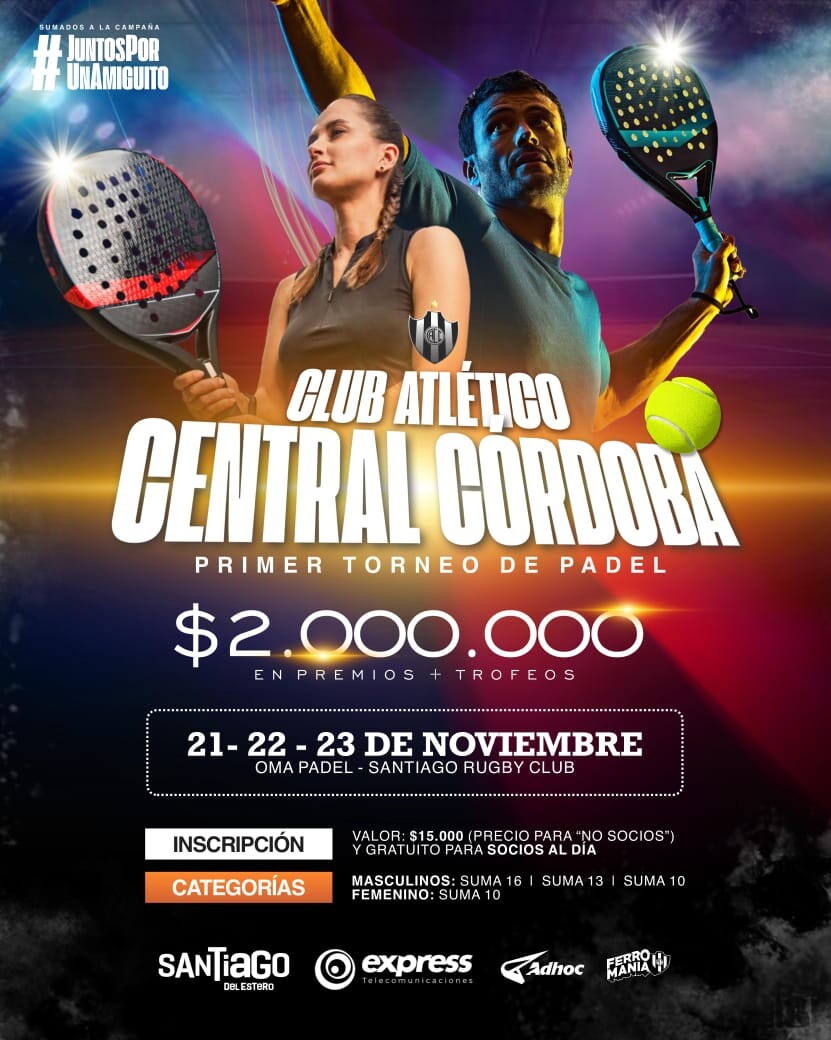 PRIMER TORNEO DE PADEL DEL CLUB ATLÉTICO CENTRAL CÓRDOBA