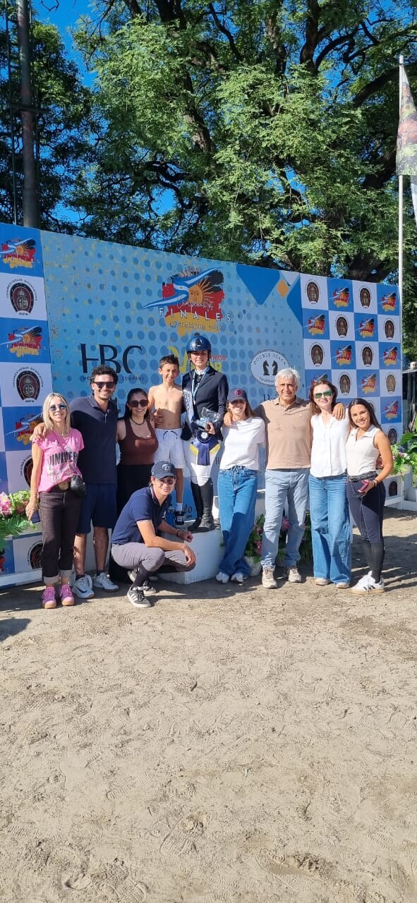 ROSARIO RIMINI FUE SUBCAMPEONA EN EL NACIONAL DE SALTO
