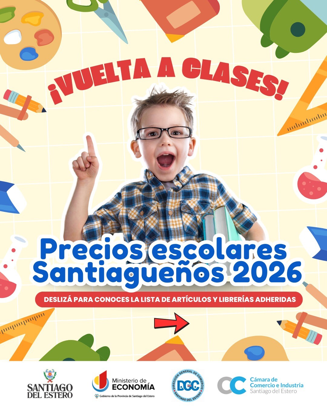 PRESENTARON EL LISTADO DE PRECIOS ESCOLARES SANTIAGUEÑOS SUGERIDOS 2026