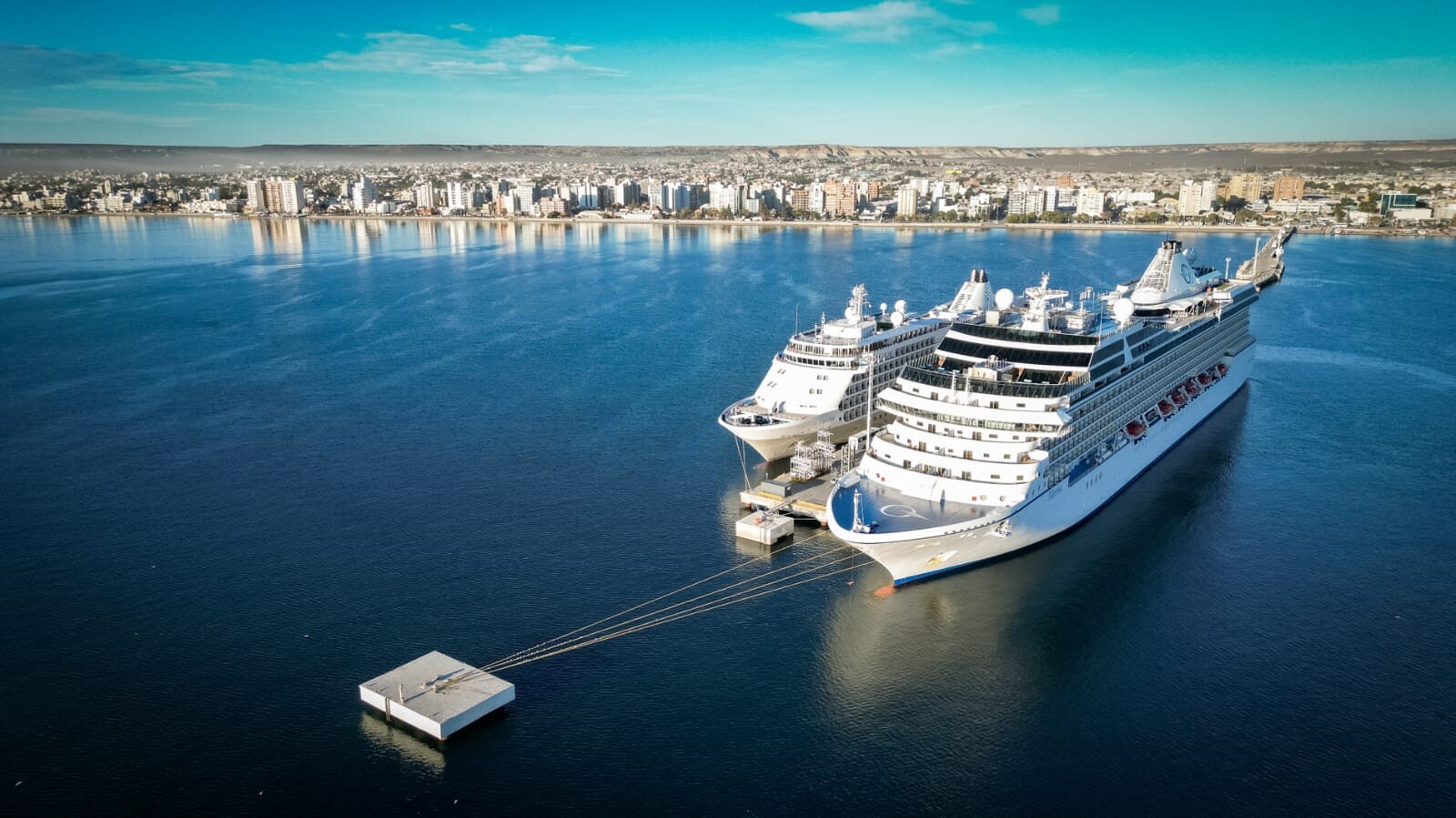 IMG-20260303-WA0013.jpg Dos cruceros recalaron en Puerto Madryn tras modificaciones de itinerario