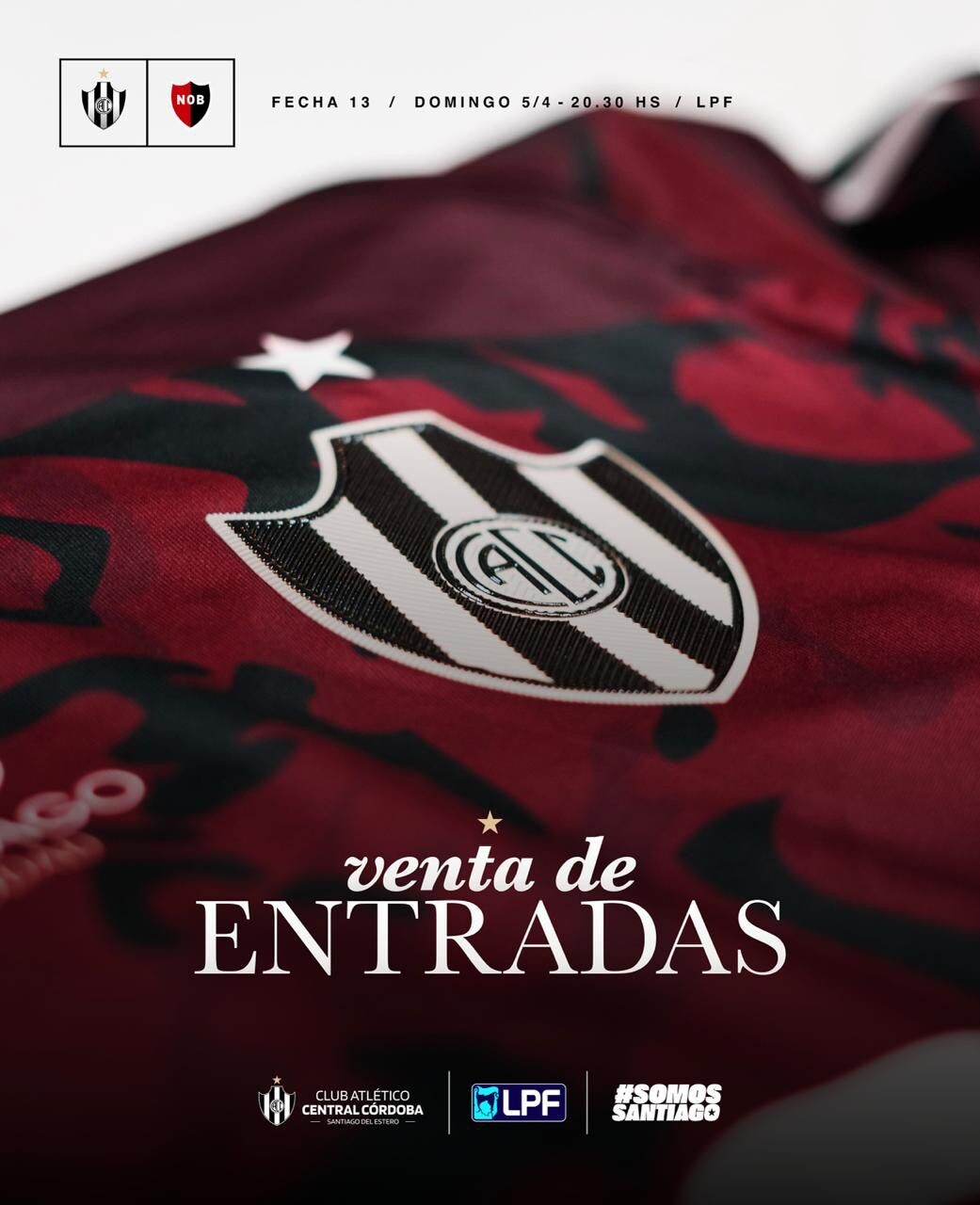 VENTA DE ENTRADAS  PARA  CENTRAL CÓRDOBA vs. NEWELL’S