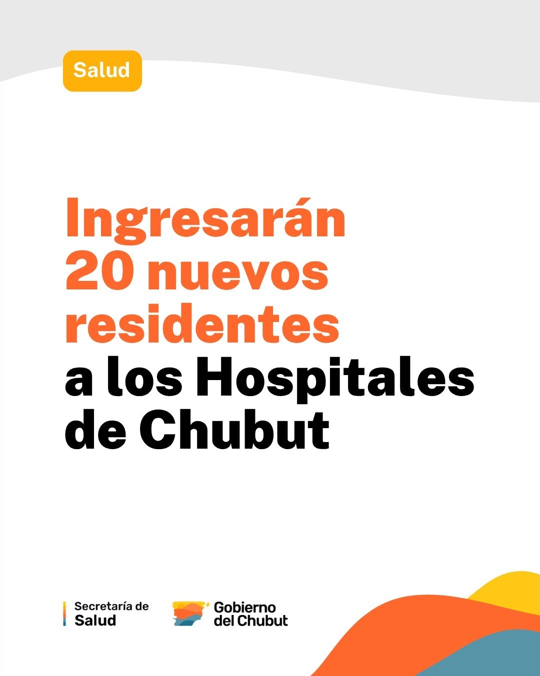 Ingresan 20 nuevos residentes a los Hospitales de Chubut