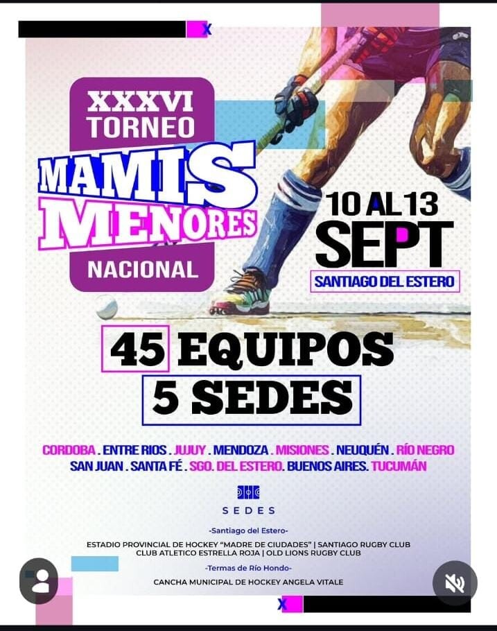 TODO LISTO PARA EL NACIONAL DE MAMIS HOCKEY: MAJO RENOLFI CONTO DETALLES DEL TORNEO